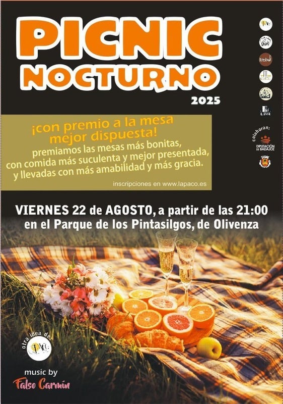 El parque de Los Pintasilgos acogerá un picnic nocturno con premio para la mejor mesa