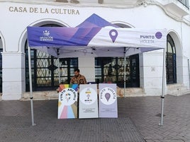 Instalación del punto violeta.