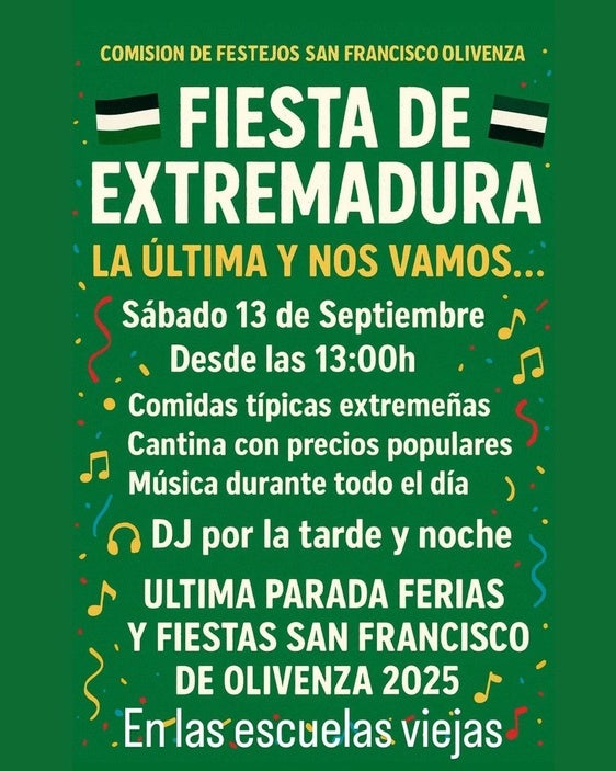 La pedanía de San Francisco celebra la Fiesta de Extremadura como antesala de sus fiestas patronales