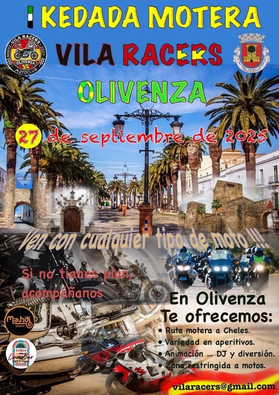 La ciudad celebra la I Kedada Motera Vila Racers