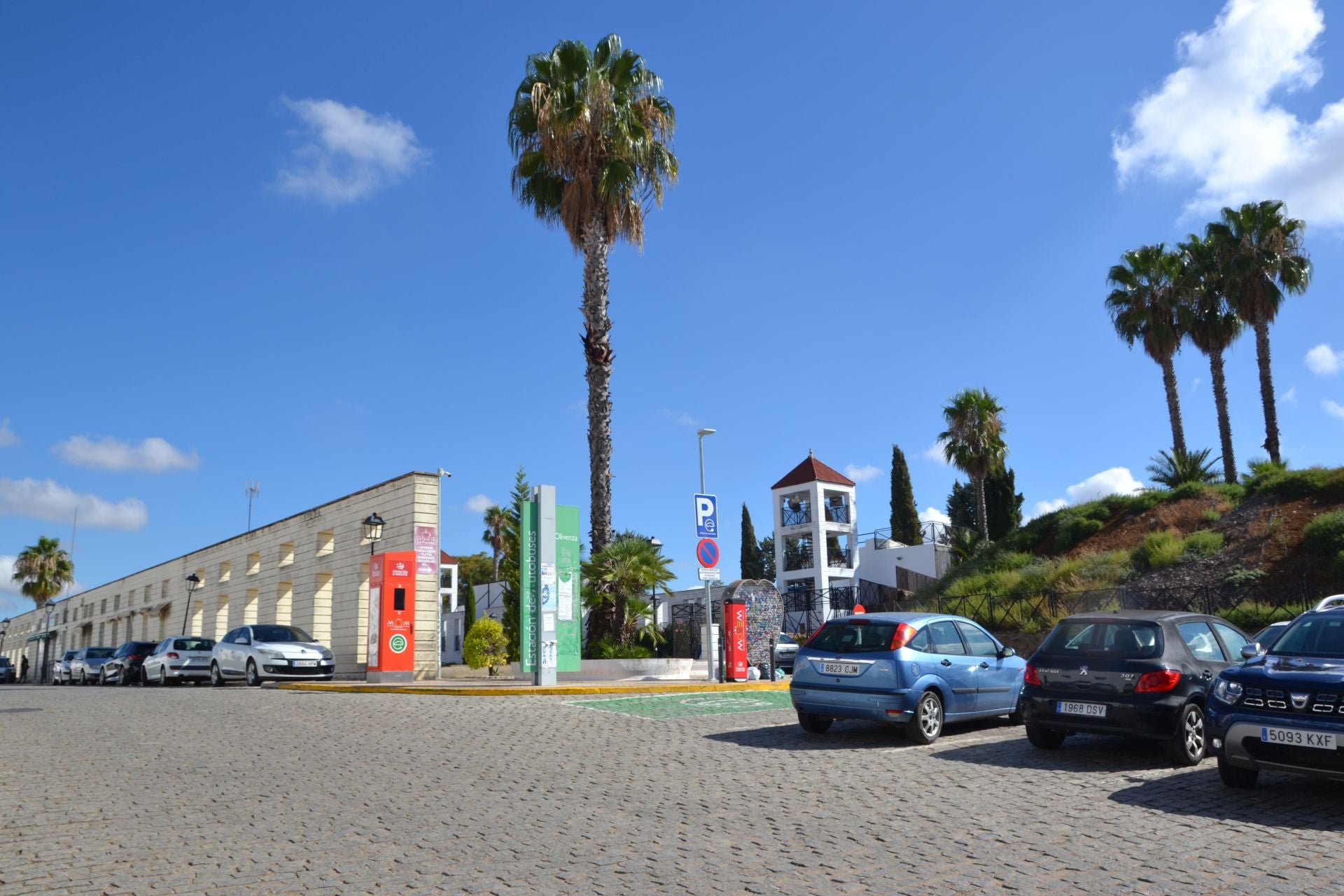 Zona de la estación de autobuses.