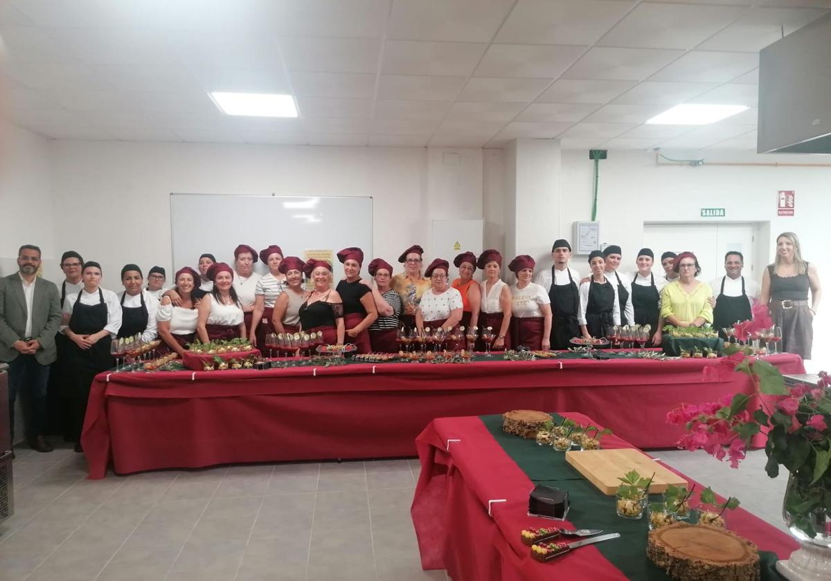 Los alumnos de La Encina V en un evento del curso.