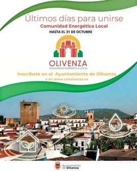 Último llamamiento para sumarse a la Comunidad Energética Local de Olivenza