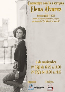 La escritora oliventina recientemente galardonada con el premio Odilo.