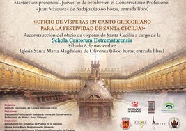 El proyecto 'In Illo Tempore 2025' trae el oficio de vísperas en canto gregoriano a la iglesia de Santa María Magdalena