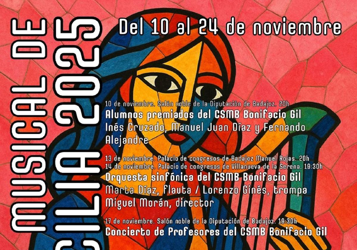 La ciudad celebra Santa Cecilia con la orquesta del Conservatorio Superior de Música 'Juan Vázquez'