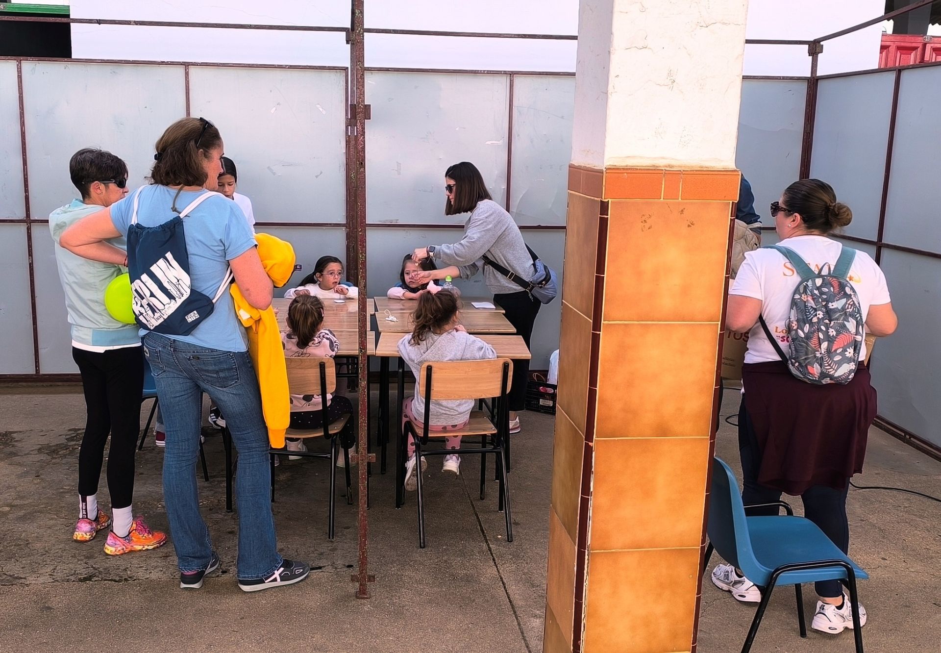 Las familias participaron en la II Marcha 'Sobre Ruedas' del AMPA Sagrado Corazón