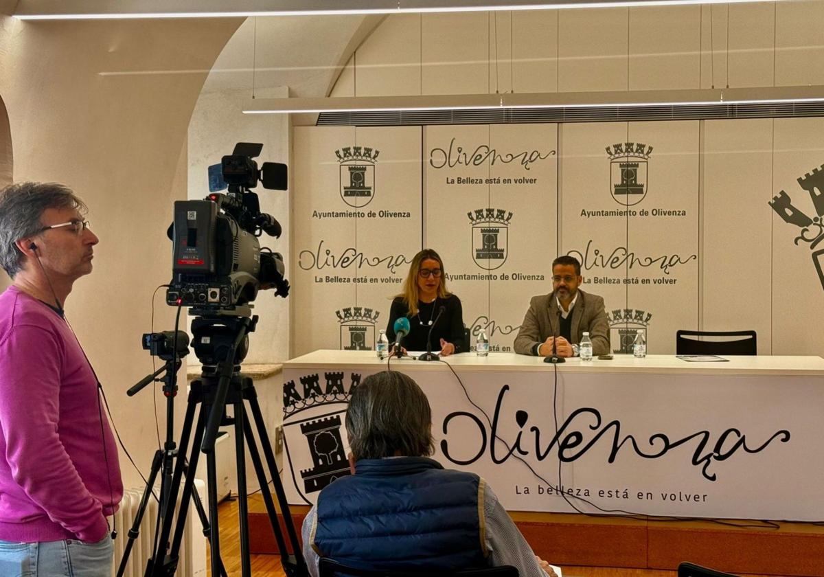 Un momento de la rueda de prensa.