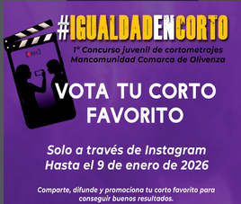 Se abren las votaciones del certamen juvenil 'Igualdad en corto'
