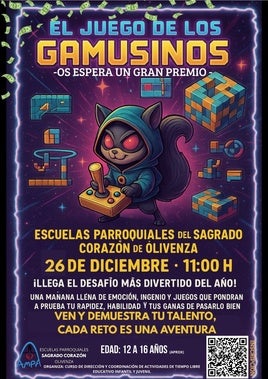 Las Escuelas del Sagrado Corazón acogen el 'Juego de los Gamusinos' para jóvenes