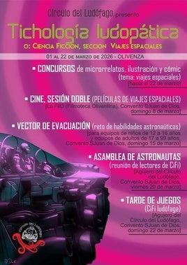 El Círculo del Ludófago programa una serie de actividades sobre Viajes Espaciales