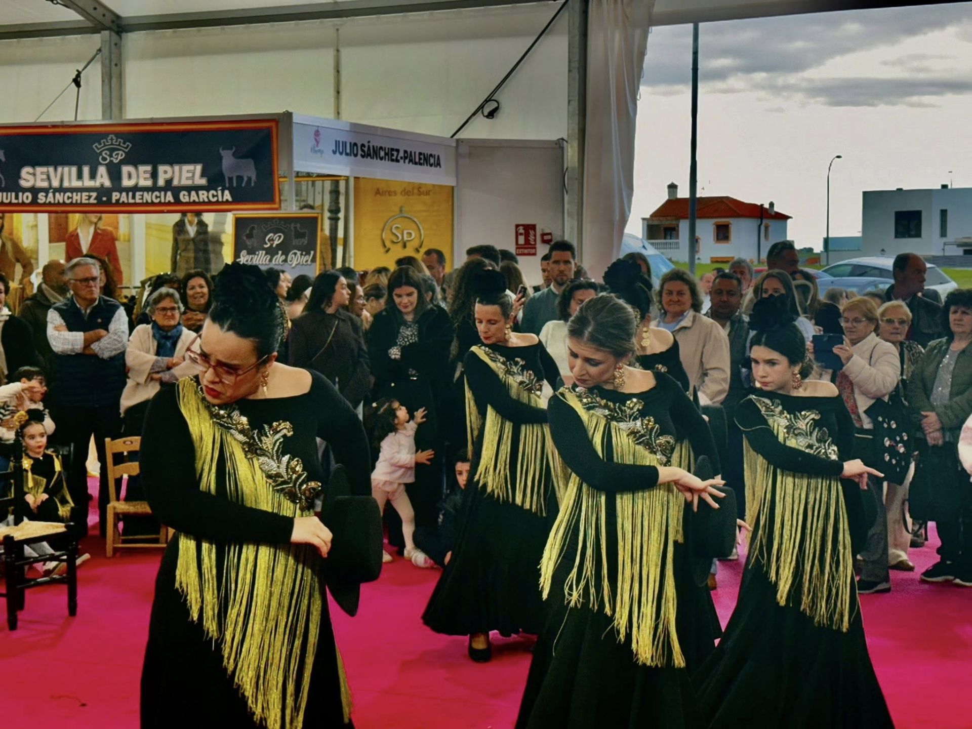 La exhibición del grupo de baile 'Aire Flamenco' encandiló al público