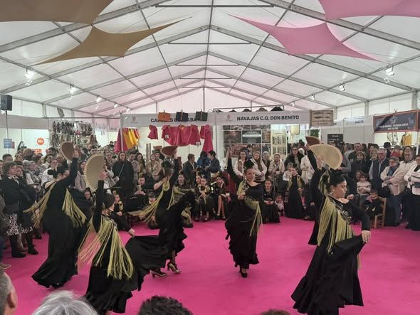 La exhibición del grupo de baile 'Aire Flamenco' encandiló al público