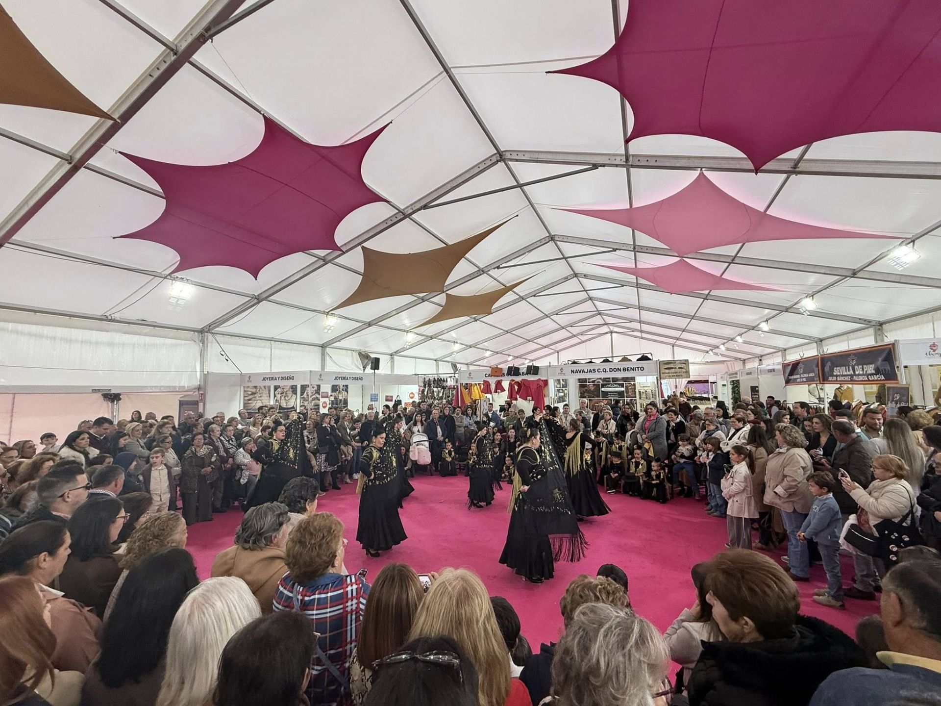 La exhibición del grupo de baile 'Aire Flamenco' encandiló al público