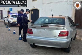 La Policía Local de Olivenza intensifica los controles del cinturón de seguridad