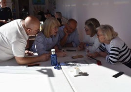 Uno de los equipos participantes en la pruebas de ciencia.