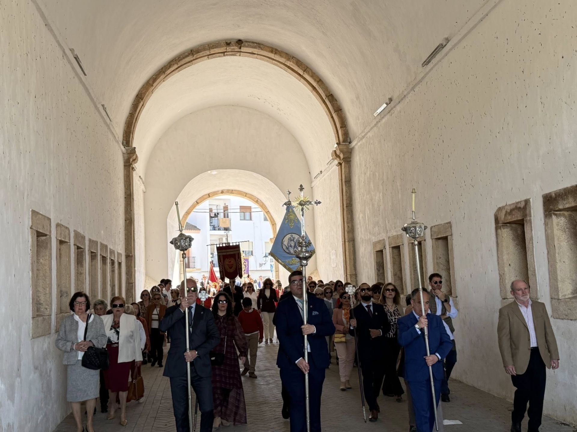 La bendición de los campos puso el broche final a la Semana Santa de Olivenza