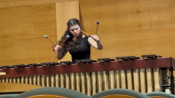 La percusionista oliventina Jara Chacón logra el Primer Premio en el Concurso Jóvenes Músicos de Almendralejo