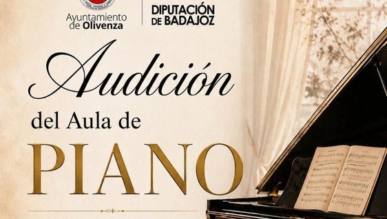 La Escuela Municipal de Música celebra una nueva audición de piano abierta al público