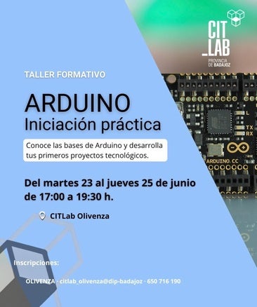 El CIT-Lab de Olivenza impulsa un nuevo taller de iniciación a Arduino