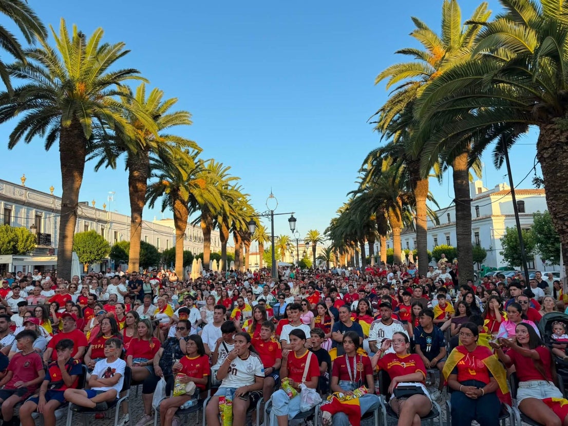 Olivenza vibró con la victoria de España en la final del Mundial de Fútbol