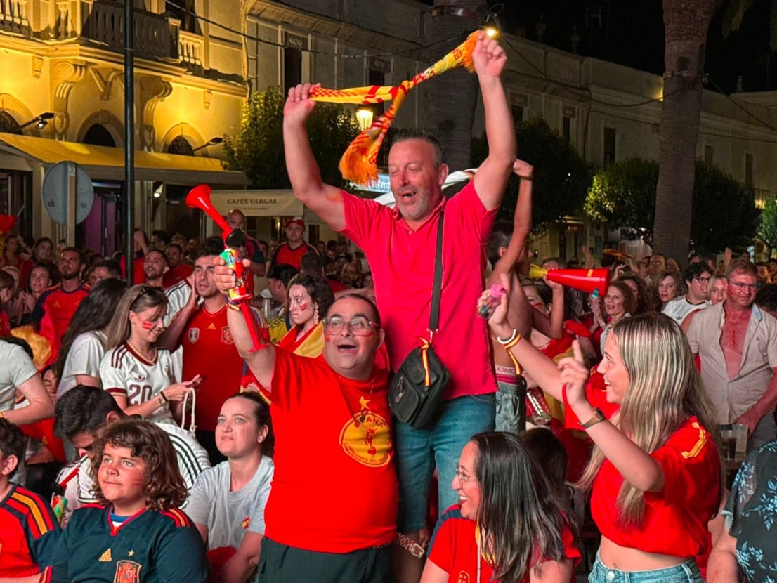 Olivenza vibró con la victoria de España en la final del Mundial de Fútbol