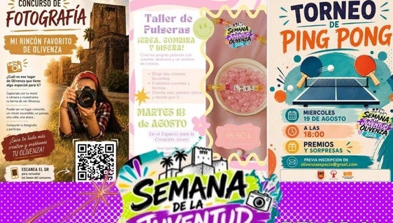 Olivenza celebra una nueva Semana de la Juventud con creatividad, deporte y ocio