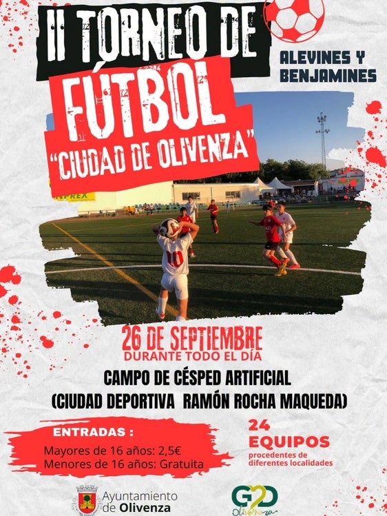 Olivenza reunirá a 24 equipos en el II Torneo de Fútbol internacional 'Ciudad de Olivenza'