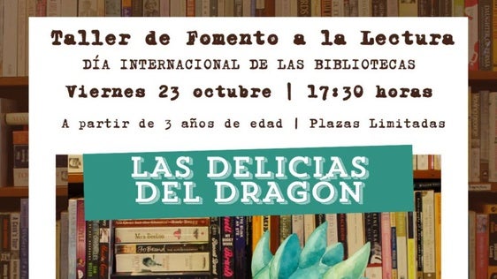 La Biblioteca Municipal organiza el taller infantil 'Las delicias del dragón'