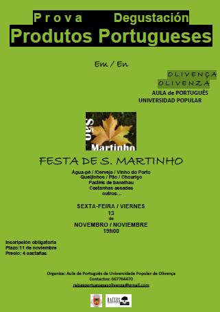 El aula de portugués celebra São Martinho con una degustación de productos lusos