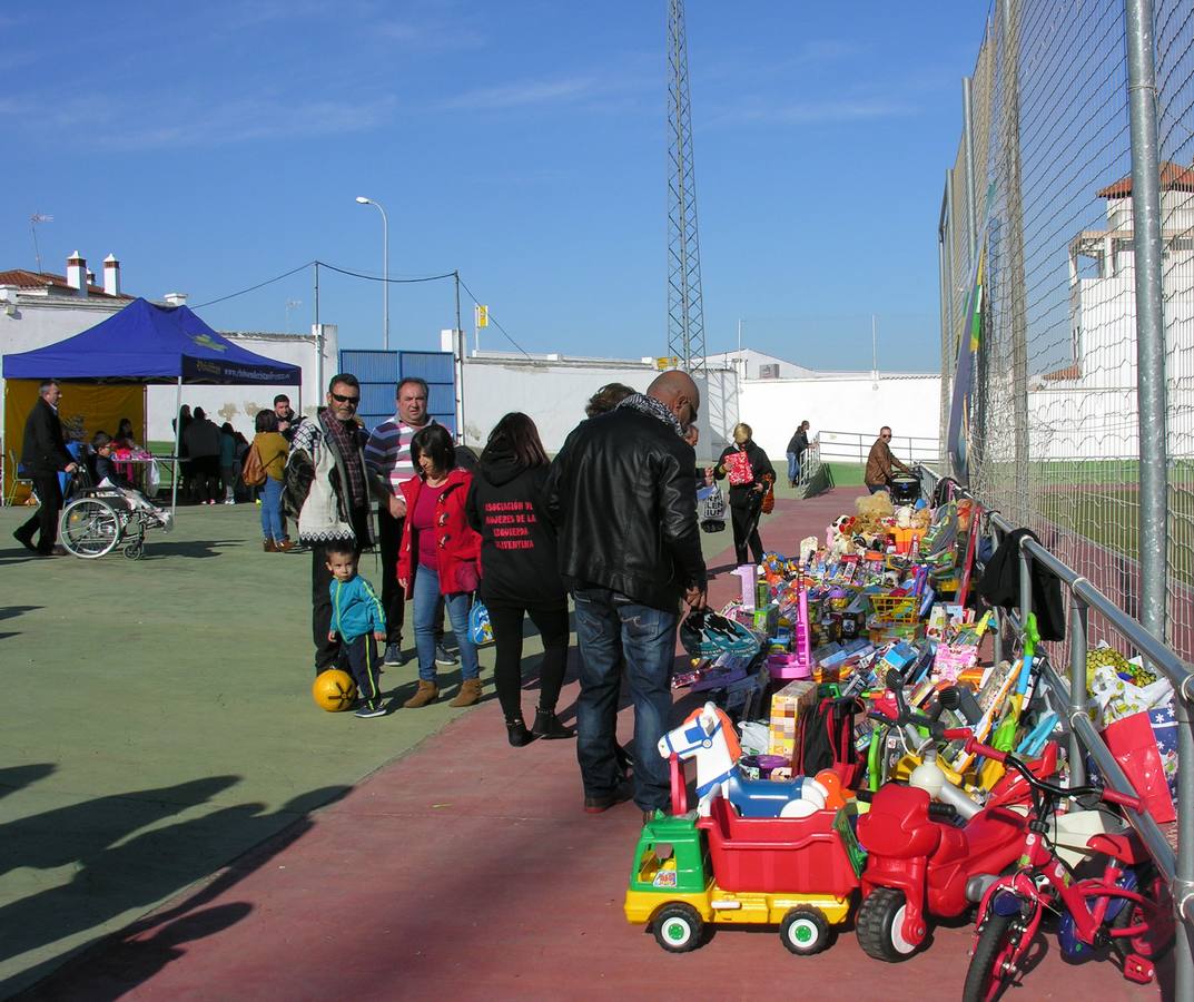 Espacio en el que se fueron depositando todos los juguetes donados. 