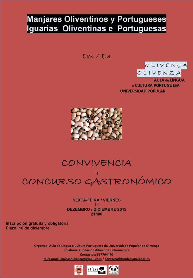 Convivencia y concurso culinario para presentar la Cofradía Gastronómica de Olivenza