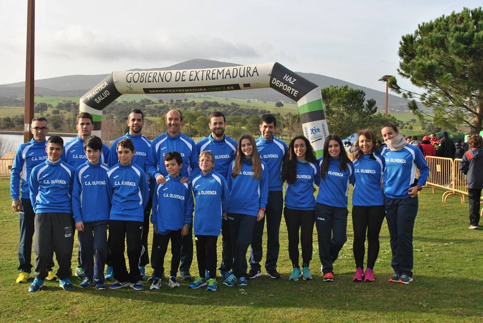 El Club Atletismo Olivenza se clasifica para el Campeonato de España de Campo a Través