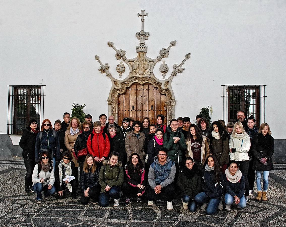 Profesorado y alumnado del proyecto europeo ‘Seek and Find Nature’ visitan Olivenza