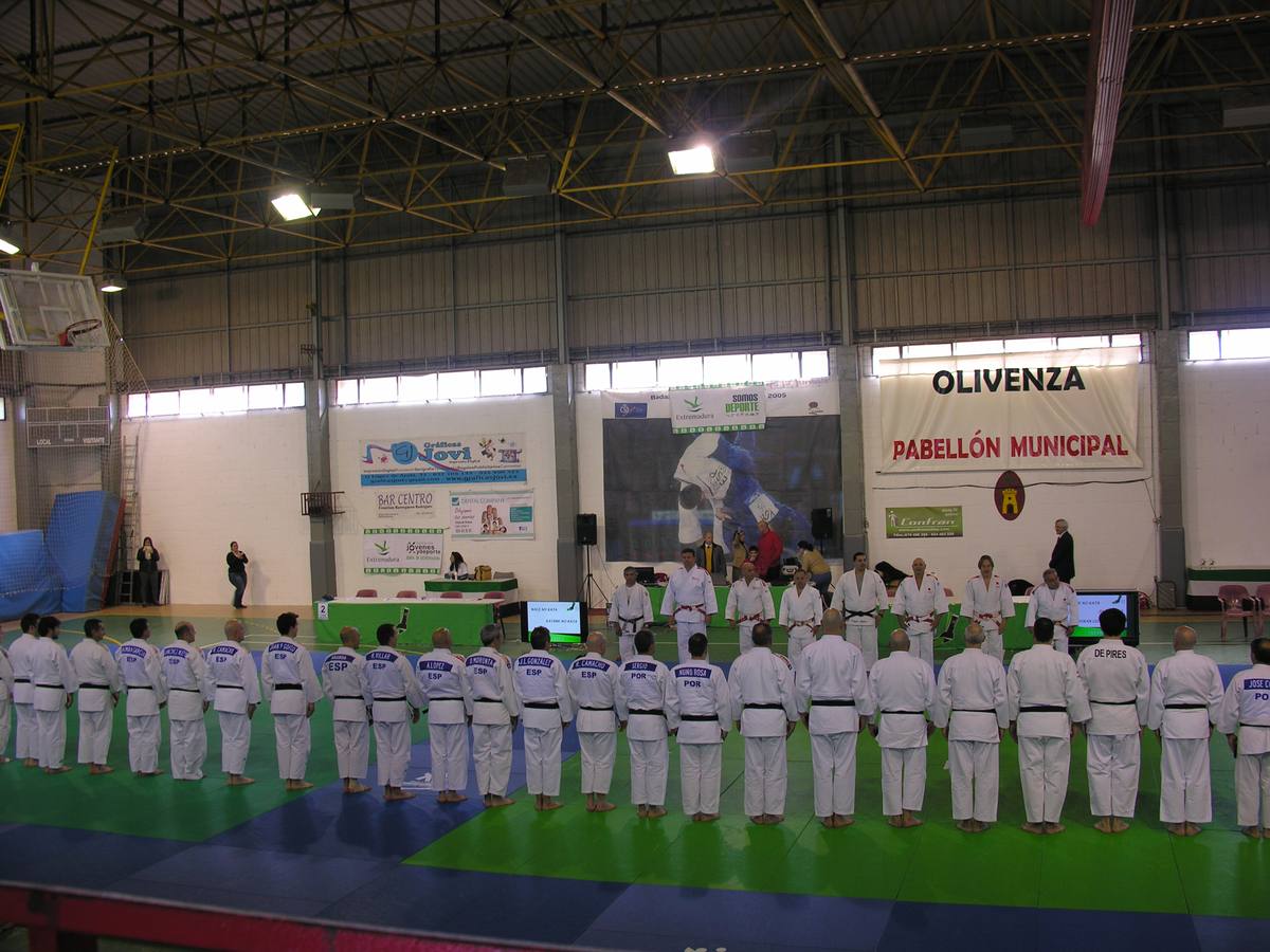 El II Trofeo Ibérico de Kata reúne en Olivenza a 48 destacados judocas