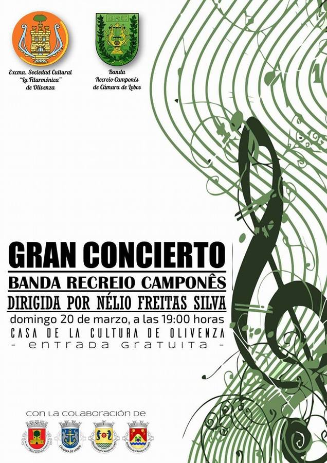 La Banda Recreio Camponês ofrecerá un concierto gratuito durante su visita a Olivenza