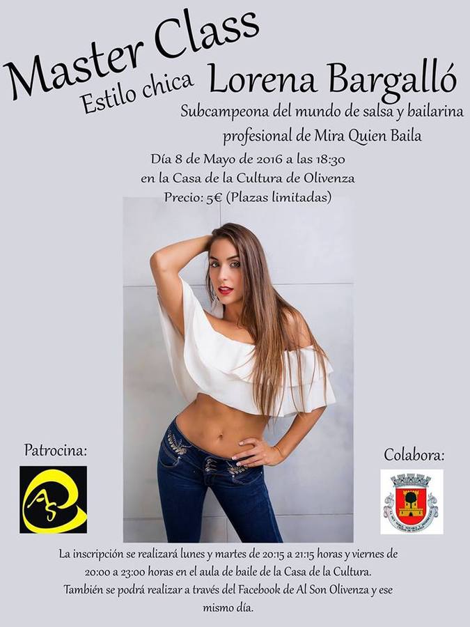 Alson abre una lista de reserva para la master class de Lorena Bargalló