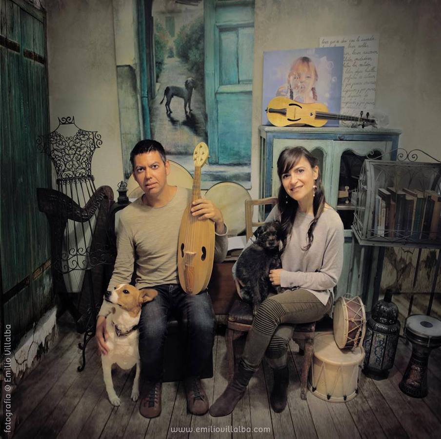 Emilio Villalba y Sonia Marina, músicos que llevarán a cabo el concierto didáctico. 