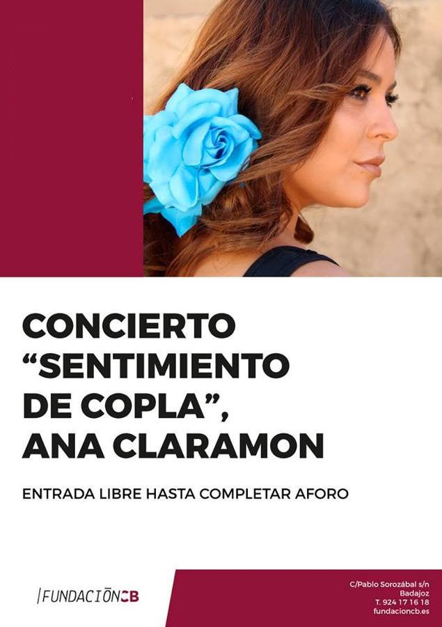 Ana Claramón llega a Olivenza con ‘Sentimiento de copla’
