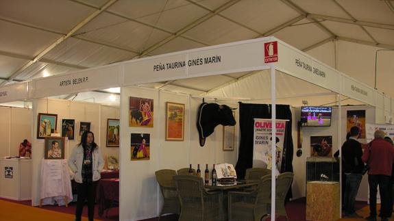 Zona de expositores en la Feria del Toro de 2016. 