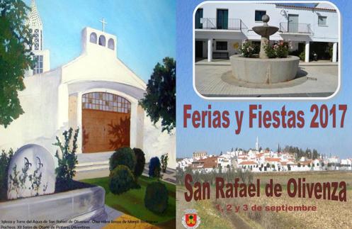 Cartel anunciador de las fiestas de San Rafael. 