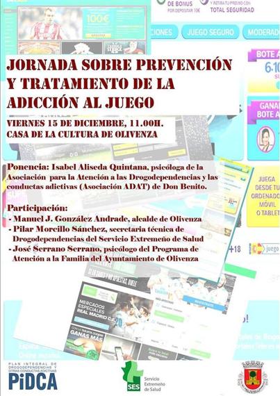 Cartel de la jornada. 