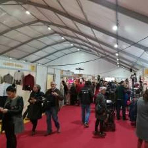 Carpa de eventos y exposiciones de la Feria en ediciones anteriores. 