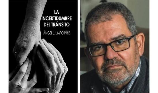 Portada del libro y el autor, Ángel J. Limpo. 