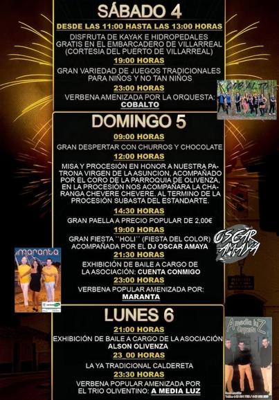 Cartel de las Ferias y Fiestas de Villarreal 2018. CEDIDA