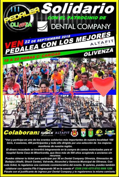 Cartel del evento solidario. 