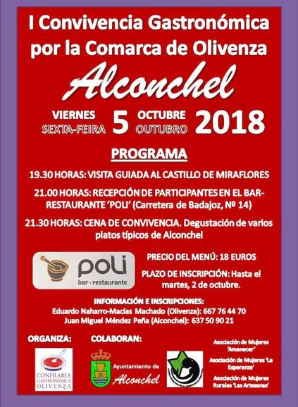 Cartel de la actividad. 