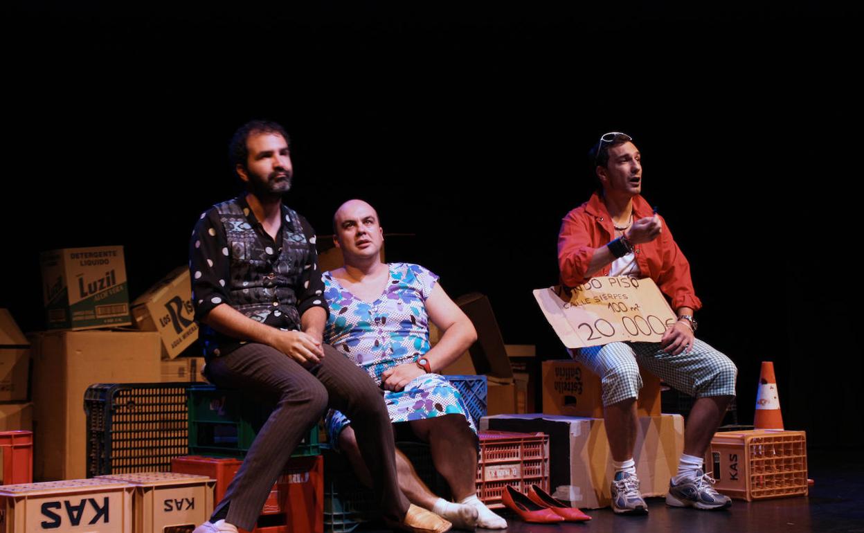 Un momento de la representación de la obra. 