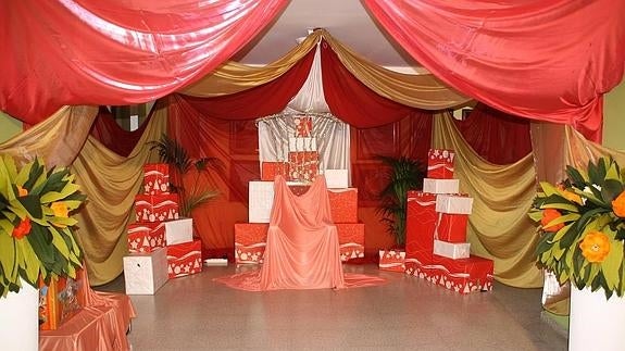 Los Reyes Magos recogen las cartas de los niños en Puebla de la Calzada