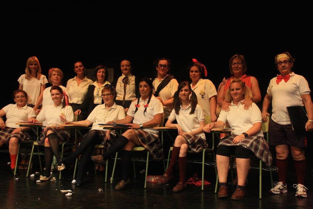 Actrices de la obra que se representará el sábado en la Casa de la Cultura 